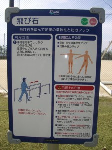 飛び石説明パネル