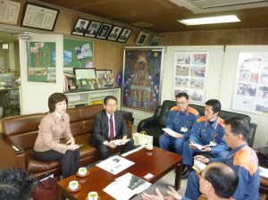 ２月１９日取手市消防本部を訪問