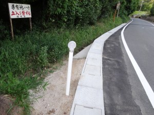 新設された反射ポール