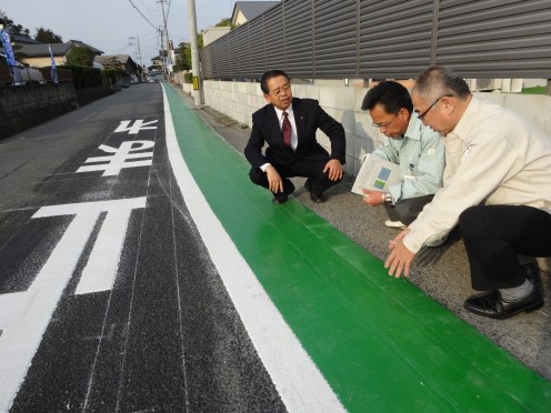 公明新聞の取材を受ける（１２月５日１５時２０分）