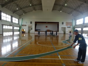 練習コースの準備(7月9日撮影)