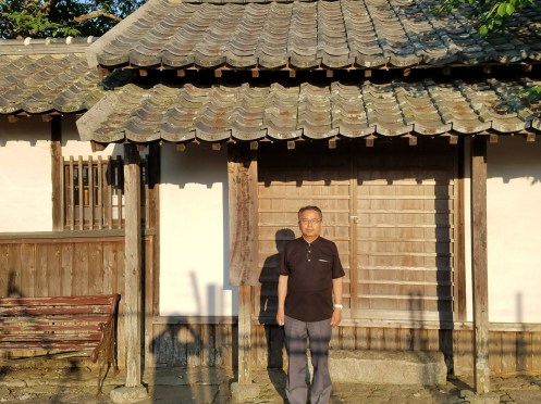 福岡市西区女原の宮崎安貞翁の書斎を訪問