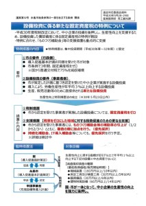 新たな固定資産税の特例